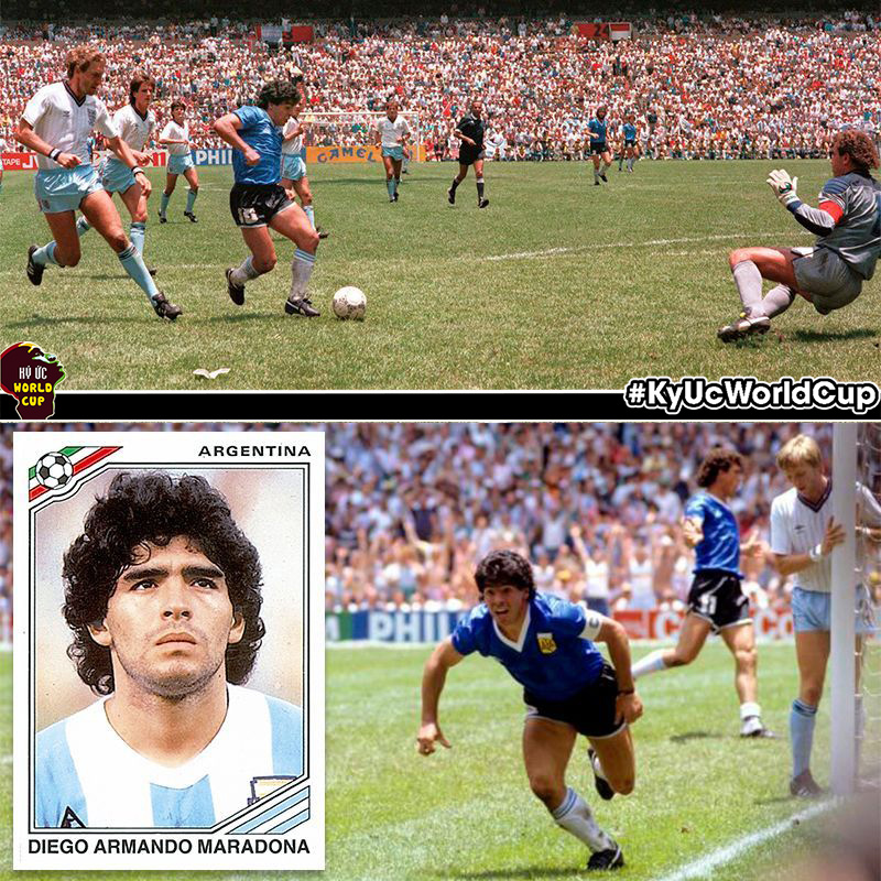 Pha solo một lúc qua 5 người của Maradona năm 1986 vẫn là khoảnh khắc được nhắc tới tận ngày nay