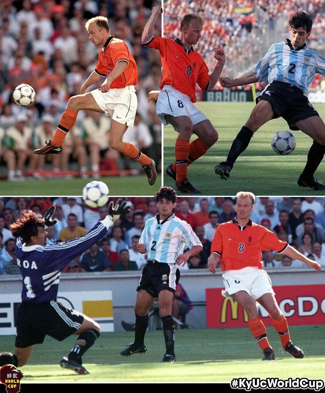 Dennis Bergkamp và pha khống chế ghi bàn đỉnh nhất lịch sử World Cup